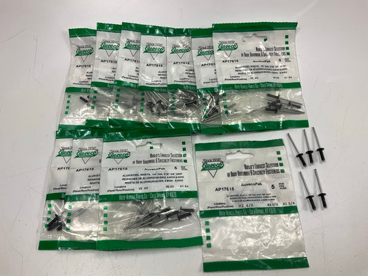 Auveco AP17615 Pecialty Rivet, 1/8 In Dia X 3/16 To 3/8 In Grip Range Qty 55