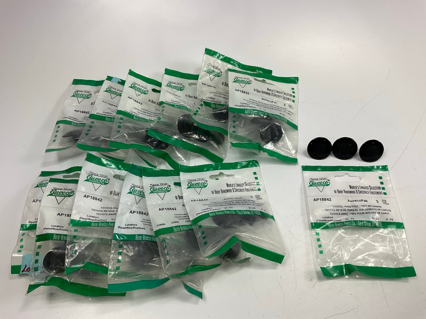 Auveco AP18842 Hood Insulation Retainer Qty 39