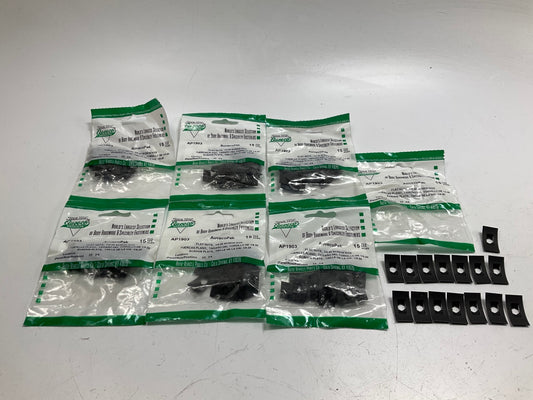 Auveco AP1903 Flat Nuts 1/4''-20 Machine Screw Size 9/16'' X 1'' Qty 105