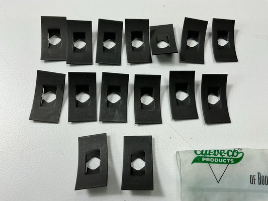 (15) Auveco AP1903 Flat Nut 1/4''-20 Screw, Size 9/16'' X 1''