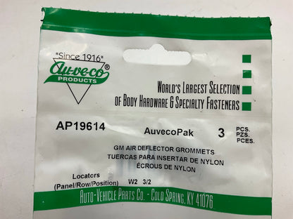 Auveco AP19614 Front Air Deflector Grommet Head Dia. 28mm Stem Lgth 13mm Qty 54