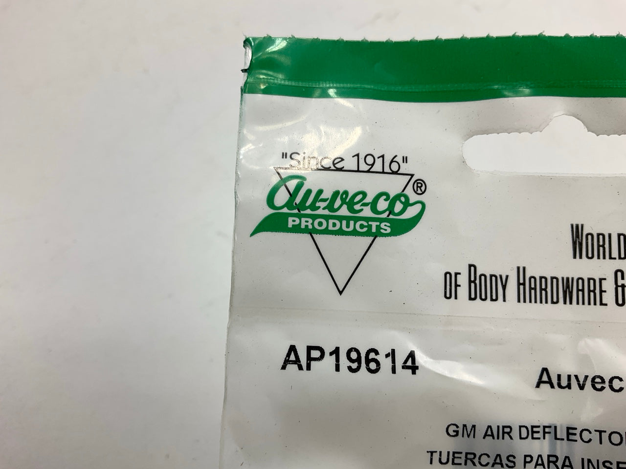 Auveco AP19614 Front Air Deflector Grommet Head Dia. 28mm Stem Lgth 13mm Qty 54