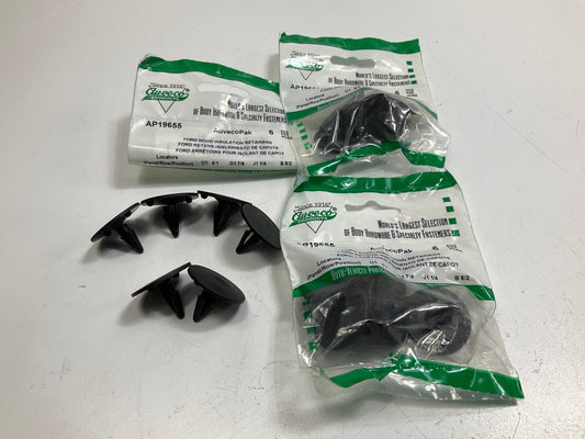 (18) Auveco AP19655 Hood Insulation Retainer Ford 1975- Up
