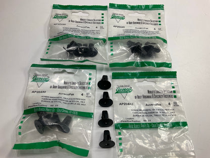 (16) Auveco AP20440 Hood/ Fender Screw-Grommet, 20mm Head