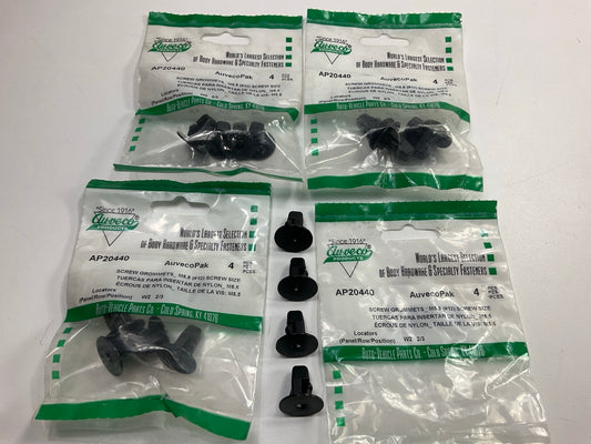 (16) Auveco AP20440 Hood/ Fender Screw-Grommet, 20mm Head