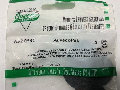 Auveco AP20543 Hood Insulation Pad Clip Bonnet Retainer Qty 48