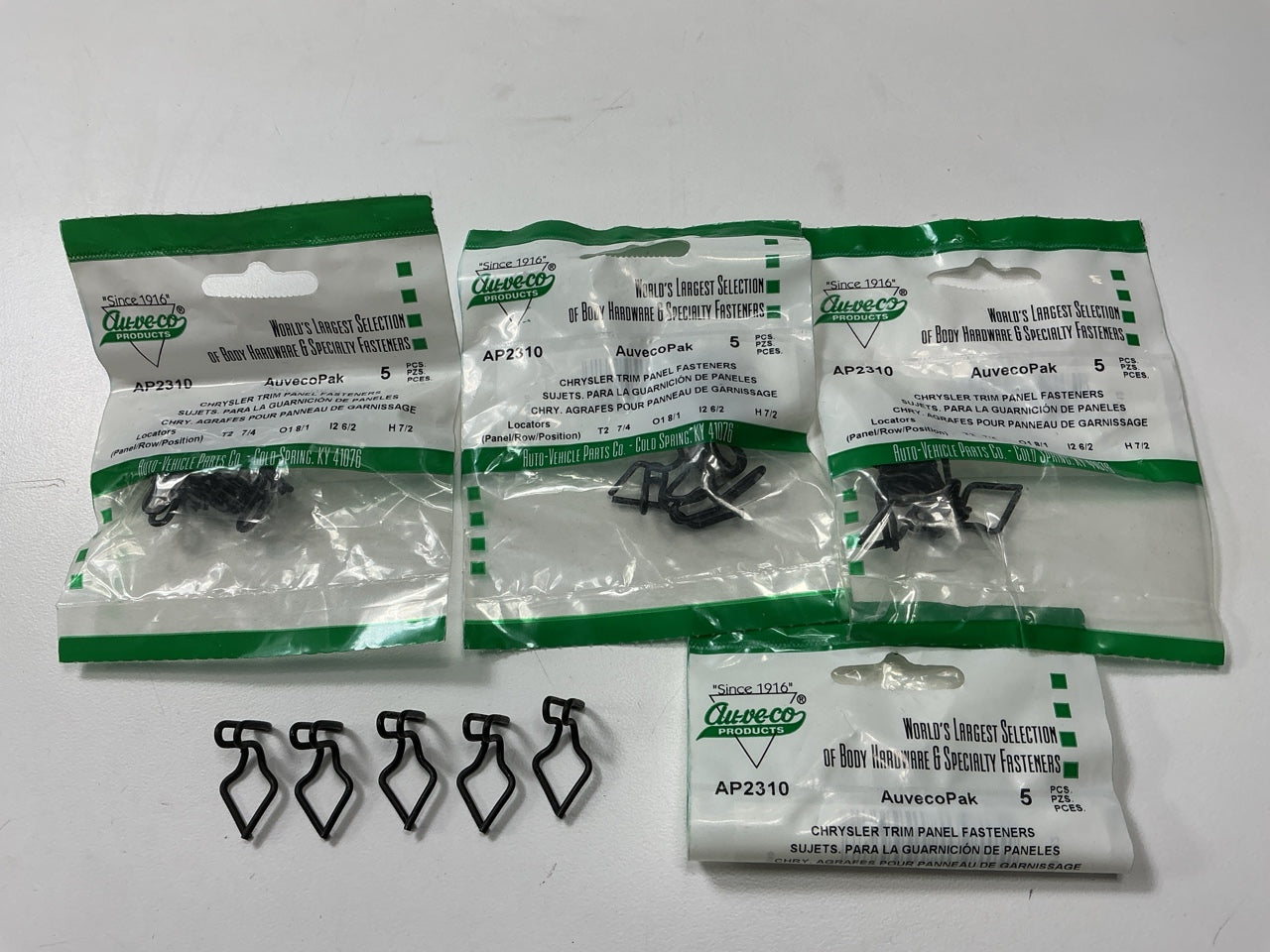 (20) Auveco AP2310 Door Trim Panel Fastener