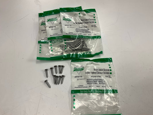 Auveco AP2710 Tapping Screw #8 X 3/4'' Phillips, Oval Head, Qty 40