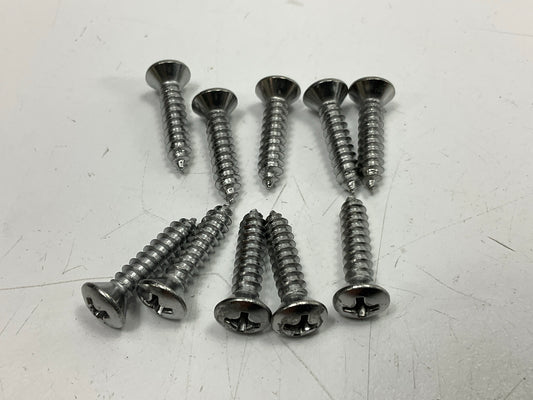 Auveco AP2710 Tapping Screw #8 X 3/4'' Phillips, Oval Head, Qty 40