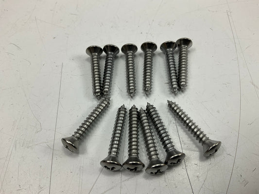 Auveco AP2713 Tapping Screw #8 X 1'' Phillips Oval Head Qty 300