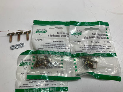(9) Auveco AP2744 Universal Moulding Fastener 0.75'' X 5/16'', 3/4'' Bolt