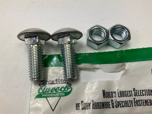 (2) Auveco AP3099 Bumper Bolt+Nut, 7/16-14 X 1-1/4''