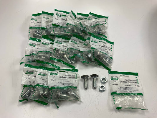 Auveco AP3102 1/2-13 X 1-1/2 Stainless Steel Capped Bumper Bolt & Nut Qty 32