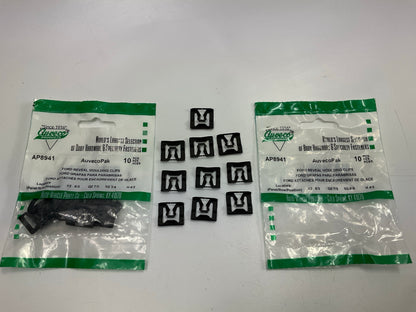 (20) Auveco AP8941 Windshield And Rear Window Trim Molding Clips Ford 1966- Up