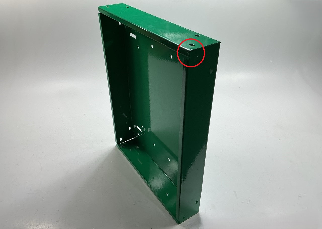 DENTED Auveco 15'' Tall Metal Base Stand For Rack Cabinet  2-96, 3-96 & 4-96