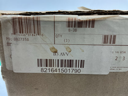 DENTED Auveco 15'' Tall Metal Base Stand For Rack Cabinet  2-96, 3-96 & 4-96