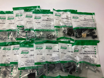 Wholesale Lot # 10 - Auveco Retainer Clips & Hardware Lot, 250 Packs As Shown
