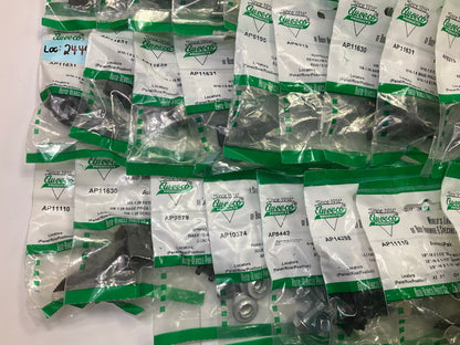 Wholesale Lot # 11 - Auveco Retainer Clips & Hardware Lot, 250 Packs As Shown