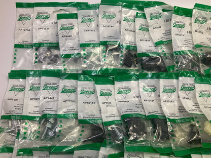 Wholesale Lot # 11 - Auveco Retainer Clips & Hardware Lot, 250 Packs As Shown