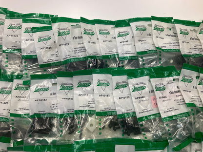 Wholesale Lot # 11 - Auveco Retainer Clips & Hardware Lot, 250 Packs As Shown