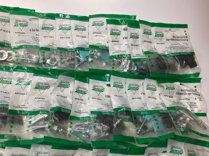 Wholesale Lot # 11 - Auveco Retainer Clips & Hardware Lot, 250 Packs As Shown