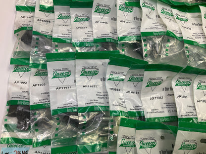 Wholesale Lot # 11 - Auveco Retainer Clips & Hardware Lot, 250 Packs As Shown