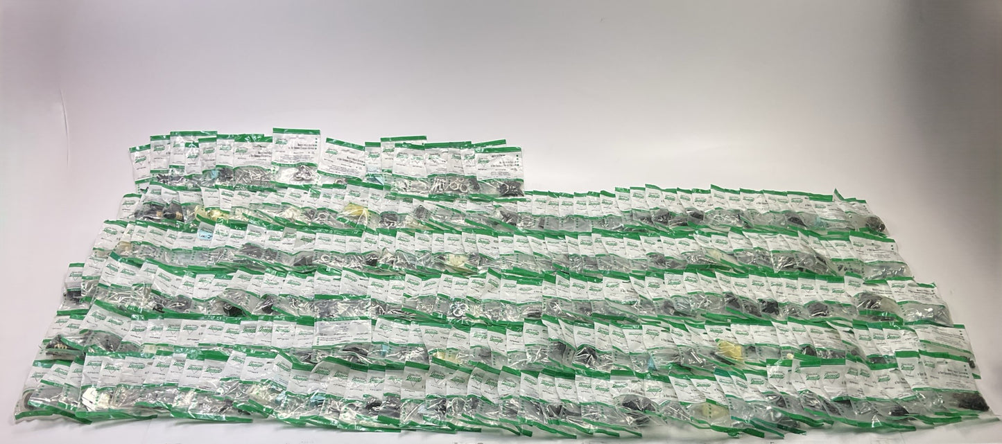 Wholesale Lot #12 - Auveco Retainer Clips & Mixed Hardware, 250 Packs Total
