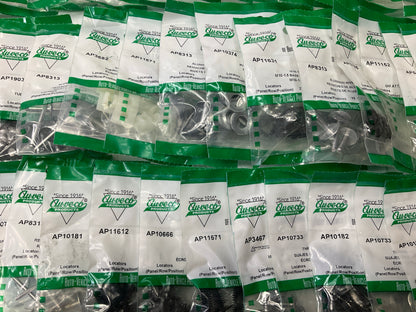 Wholesale Lot #12 - Auveco Retainer Clips & Mixed Hardware, 250 Packs Total