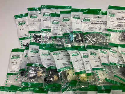 Wholesale Lot #12 - Auveco Retainer Clips & Mixed Hardware, 250 Packs Total