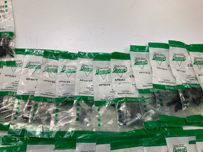 Wholesale Lot #12 - Auveco Retainer Clips & Mixed Hardware, 250 Packs Total