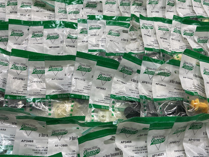 Wholesale Lot # 14 - Auveco Retainer Clips & Hardware Lot, 250 Packs, As Shown