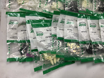 Wholesale Lot # 15 - Auveco Retainer Clips & Hardware Lot, 249 Packs As Shown