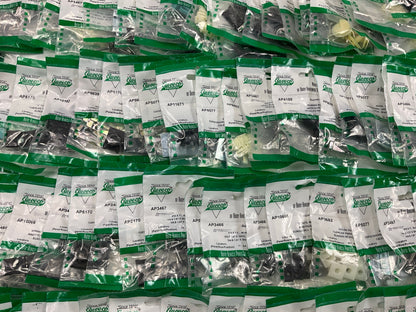 Wholesale Lot # 15 - Auveco Retainer Clips & Hardware Lot, 249 Packs As Shown