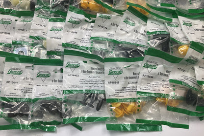 Wholesale Lot # 17 - Auveco Retainer Clips & Hardware Lot, 250 Packs As Shown