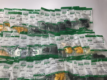 Wholesale Lot # 17 - Auveco Retainer Clips & Hardware Lot, 250 Packs As Shown
