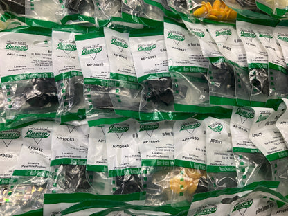 Wholesale Lot # 18 - Auveco Retainer Clips & Hardware Lot, 250 Packs As Shown