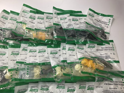 Wholesale Lot # 18 - Auveco Retainer Clips & Hardware Lot, 250 Packs As Shown
