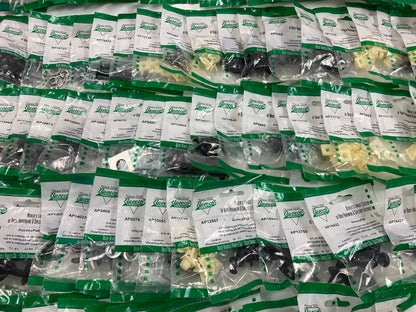 Wholesale Lot #19 - Auveco Retainer Clips & Hardware Lot, 251 Packs As Shown