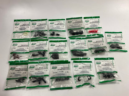 Wholesale Lot #21 - Auveco Retainer Clips & Hardware Lot, 100 Packs As Shown