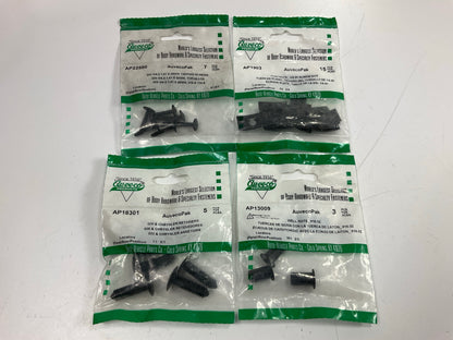 Wholesale Lot #21 - Auveco Retainer Clips & Hardware Lot, 100 Packs As Shown