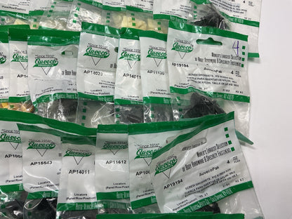 Wholesale Lot # 20 - Auveco Retainer Clips & Hardware Lot, 245 Packs As Shown