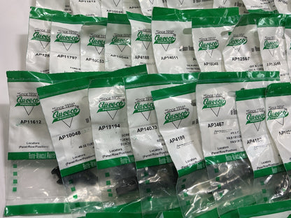Wholesale Lot # 20 - Auveco Retainer Clips & Hardware Lot, 245 Packs As Shown
