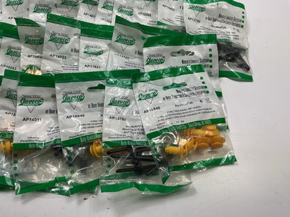 Wholesale Lot # 20 - Auveco Retainer Clips & Hardware Lot, 245 Packs As Shown