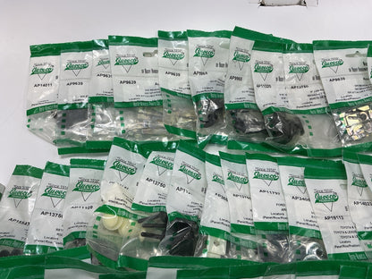 Wholesale Lot # 20 - Auveco Retainer Clips & Hardware Lot, 245 Packs As Shown