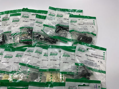 Wholesale Lot # 20 - Auveco Retainer Clips & Hardware Lot, 245 Packs As Shown