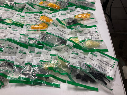 Wholesale Lot # 21 - Auveco Retainer Clips & Hardware Lot, 250 Packs As Shown