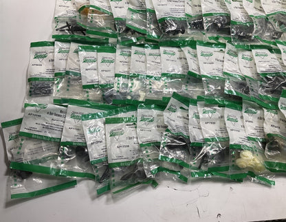 Wholesale Lot # 21 - Auveco Retainer Clips & Hardware Lot, 250 Packs As Shown