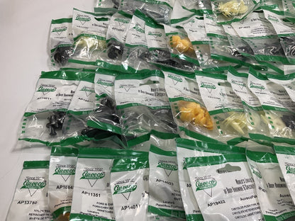 Wholesale Lot # 21 - Auveco Retainer Clips & Hardware Lot, 250 Packs As Shown