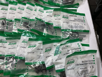 Wholesale Lot # 22 - Auveco Retainer Clips & Hardware Lot, 250 Packs As Shown