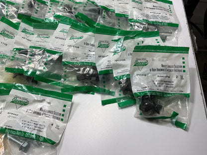Wholesale Lot # 22 - Auveco Retainer Clips & Hardware Lot, 250 Packs As Shown